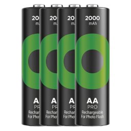 GP újratölthető ReCyko Pro fotó vaku AA 2000mAh-4db