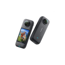 Insta360 X4 akciókamera, 8K/30 fps, 4K/max. 100 fps, 6 tengelyes giroszkóp, 360°-os nézet, aktív HDR, vízálló