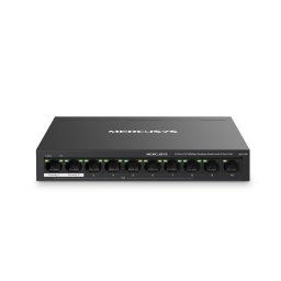MERCUSYS switch MS110P (10x100Mb/s, 8xPoE , 65W, ventilátor nélküli)