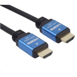 PREMIUMCORD HDMI - Ultra HDTV kábel, 5m (fém, aranyozott csatlakozók)