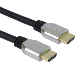 PREMIUMCORD HDMI 2.1 High Speed Ethernet kábel (cinkötvözet sapkák, aranyozott csatlakozók) 0.5m