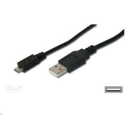 PREMIUMCORD USB 2.0 A - Micro B kábel 1m