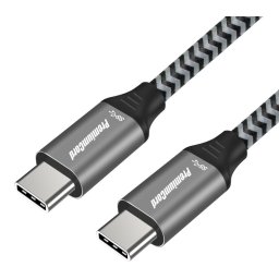 PREMIUMCORD USB 3.2 Gen 1 USB-C kábel (M/M), pamutfonat, 1, 5m