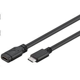 PREMIUMCORD USB-C hosszabbító kábel (USB 3.1 generáció 1), C/M - C/F, 1m