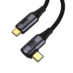 PREMIUMCORD USB4™ Gen 3x2 40Gbps 8K@60Hz 240W Thunderbolt 3 kábel 1, 2m