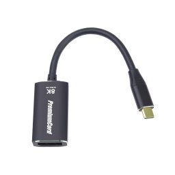 PREMIUMCORD adapter USB-C-ről DisplayPort DP1.4 8K@60Hz és 4k@120Hz adapterre