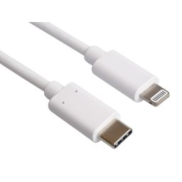 PremiumCord Lightning - USB-C™ USB töltő- és adatkábel MFi az Apple iPhone/iPad készülékhez, 1m