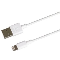 PremiumCord Lightning iPhone töltő és szinkronizáló kábel, 8pin - USB A M/M, 1m