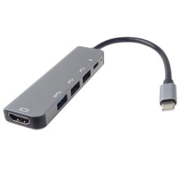PremiumCord USB-C HDMI USB3.0 2x USB2.0 PD(power delivery) adapter