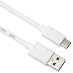 PremiumCord USB-C USB 3.0 A (USB 3.1 generáció 2, 3A, 10Gbit/s) 0.5m fehér