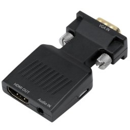 PremiumCord VGA-HDMI átalakító audio bemenettel és audiokábellel