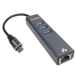 PremiumCord adapter USB-C Gigabit 3x USB 3.0-ra