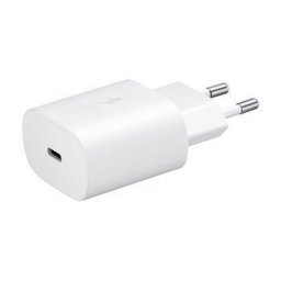Samsung utazási töltő EP-TA800EWE, PD, gyorstöltés, USB-C, 25 W, fehér, (ömlesztve)