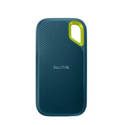 SanDisk külső SSD 2TB Extreme Portable, (R1050 / W1000MB/s), USB 3.2 világoskék