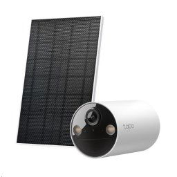 TP-Link Tapo C410 KIT kültéri kamera, napelem (3MP, 2K QHD, 1296p, IR 9m, WiFi, micro SD kártya, IP65)