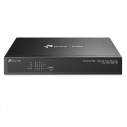 TP-Link VIGI NVR1008H-8P, videorögzítő, 8 csatorna, 8xPoE, 1x100Mb/s LAN, 1xVGA, 1xHDMI, 2xUSB2.0