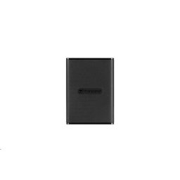 TRANSCEND Külső SSD ESD270C 500 GB, hordozható, USB 3.1 Gen.2, C és A típus, két kábel 520/460 MB/s, fekete színű