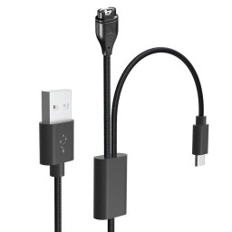 Taktikai USB töltő- és adatkábel 2in1 Garmin Fenix 7 USB-C számára