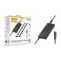 Univerzális laptop adapter 16 cserélhető csatlakozóval és USB-vel, 90W