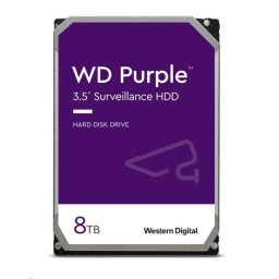 WD PURPLE WD85PURZ 8TB SATA/600 256MB gyorsítótár, alacsony zajszint, CMR