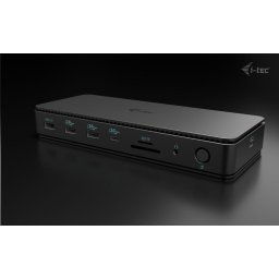 i-tec Thunderbolt4 2x Display Docking Station Gen3, 7x USB, 2,5 GLAN, PowerDelivery 92 W