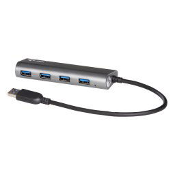 i-tec USB 3.0 fém töltő HUB 4 csatlakozóval