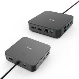 i-tec USB-C HDMI Dual DP dokkolóállomás Power Delivery 100 W