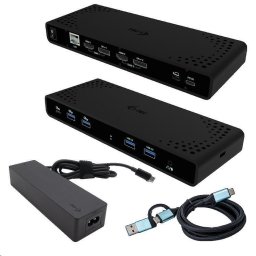 i-tec univerzális Dual 4K kijelző dokkolóállomás, Power Delivery 85W i-tec USB-C töltő 100W