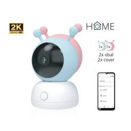 iGET HOME Camera CS2 Baby - WiFi 2K IP kamera és bébiőr, éjjellátó, hang, 2x fedelet, hőmérséklet, éjszakai látás