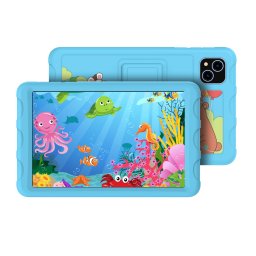 iGET SMART W8 Kids Blue - 8" IPS/1280x800/Octa Core/4GB 64GB/WiFi/BT/4000mAh/Android 14/case/kék