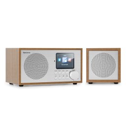 Auna Silver Star Mini Two, internetes DAB+/FM rádió, WiFi, BT, TWS hangszóró (WD778B+TWS)