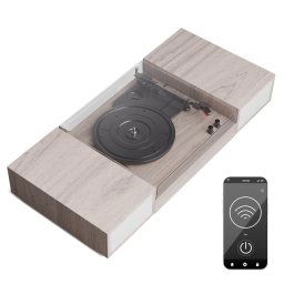 Auna TT-Play 2x10W BT RCA-Out 3 sebességes lemezjátszó, lemezjátszó, 3 sebességes, Bluetooth (TT202D-1)