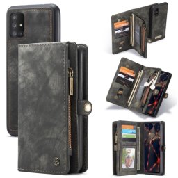 WALLET Védőtok pénztárcával 2 az 1-ben Samsung Galaxy A51 fekete