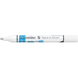 Dekormarker, akril, 4 mm, SCHNEIDER "Paint-It 320", fehér