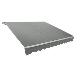 Rojaplast P4512 falra szerelhető napellenző - szürke - 2,95 x 2 m