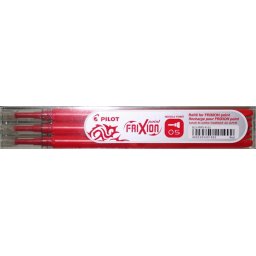 PILOT Rollertoll betét, 0,25 mm, tűhegyű, törölhető, PILOT "Frixion Point", piros