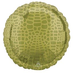 Aligátor mintás Wild fólia lufi 43 cm
