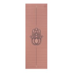 Bodhi Leela jógaszőnyeg HAMSA HAND - Rose Tan