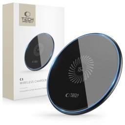 TECH-PROTECT QI 15W-C1 Vezeték nélküli töltő 15W fekete