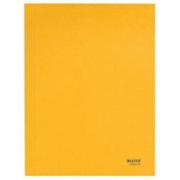 LEITZ Pólyás dosszié, karton, A4, LEITZ "Recycle", sárga