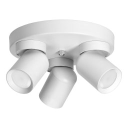 Adviti spot lámpa fali és mennyezeti fehér kerek 3xGU10 málta