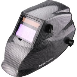 EXTOL PREMIUM hegesztpajzs, automatikus, nstted, llthat rzkenysg+sttts, carbon design