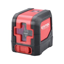 EXTOL PREMIUM automatikus lzeres vzszintez, ZLD, 1H1V (1 horizontlis+1 vertiklis) pontossg:0,3mm/1m, 1/4 menetes
