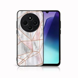 PROTEMIO MY ART Védőburkolat a Xiaomi Redmi 14C / Poco C75 PINK MARBLE-hoz (143)
