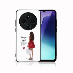 PROTEMIO MY ART Védőburkolat a Xiaomi-hoz Redmi 14C / Poco C75 RED DRESS (137)