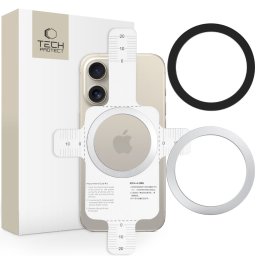 TECH-PROTECT MMP-110 2IN1 Mágneses gyűrű fekete + ezüst