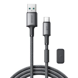 JOYROOM S-A50 Kábel mágneses rendezővel USB / USB C típusú 1,2 méter szürke