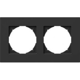 LOGIQ FLAT Kettes keret Fekete