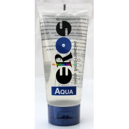 EROS Aqua 100 ml Sikosító, vízbázisú, íztelen, színtelen, orvosi sikosító, latex óvszerhez is