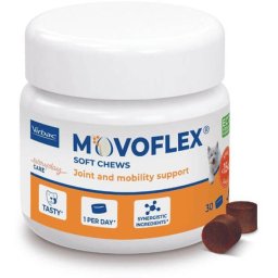 Movoflex ízületvédő rágótabletta tojáshéj membránnal kistestű, legfeljebb 15 kg-os kutyáknak (S) 30 db
